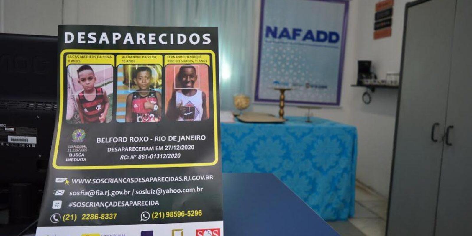 Crianças desaparecidas e famílias à espera do reencontro