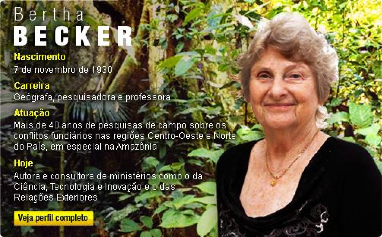 Entrevista: Bertha Becker – Revolução para a Amazônia