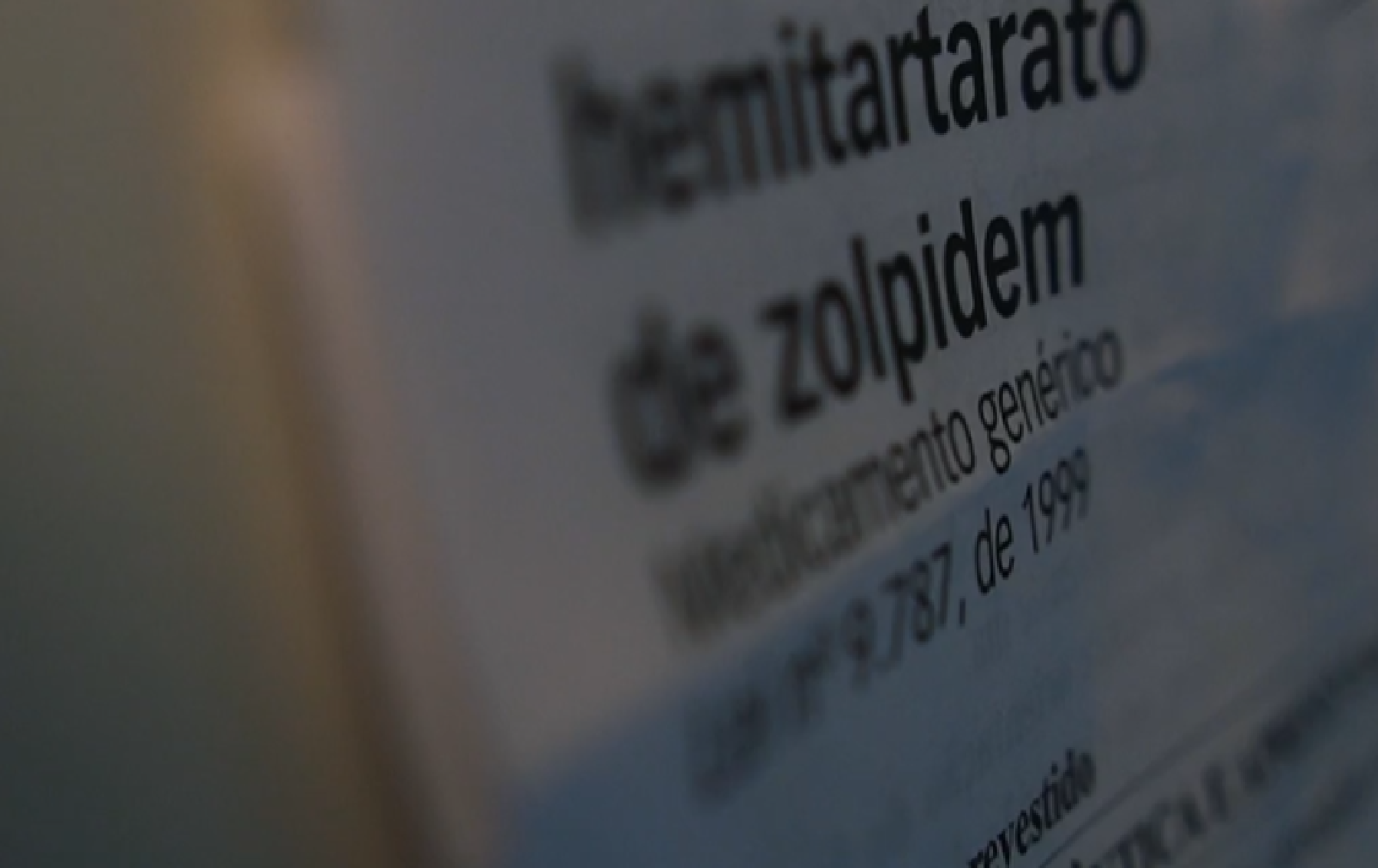 Médico alerta para uso do zolpidem sem orientação: 