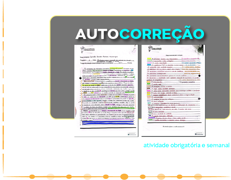 Auto Correção 100% focada em você!